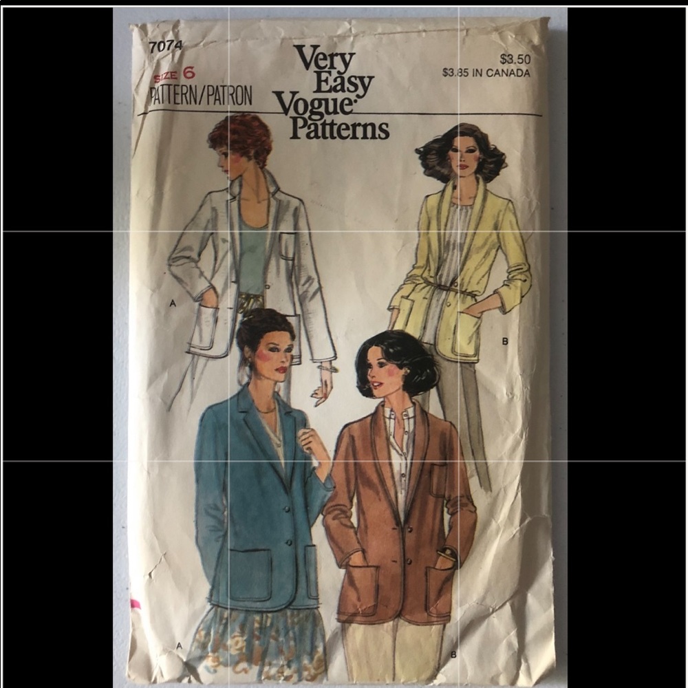 Vogue Pattern Set 1368